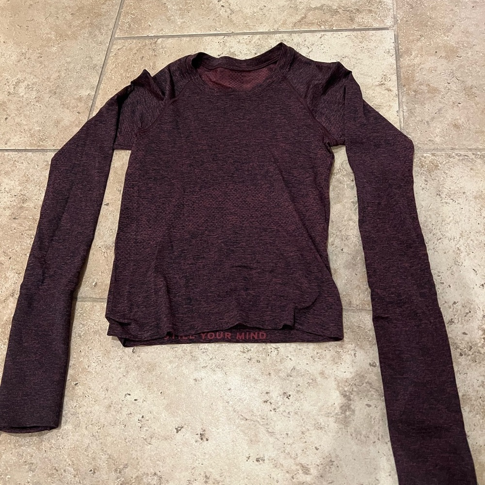 Dark purple lululemon swiftly tech